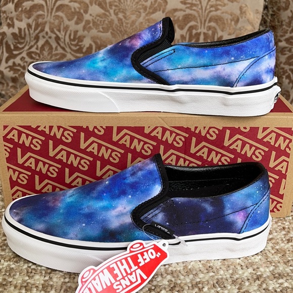 Vans Classic Slip-On Galaxy Black/True White WMNS - Picture 3 of 16